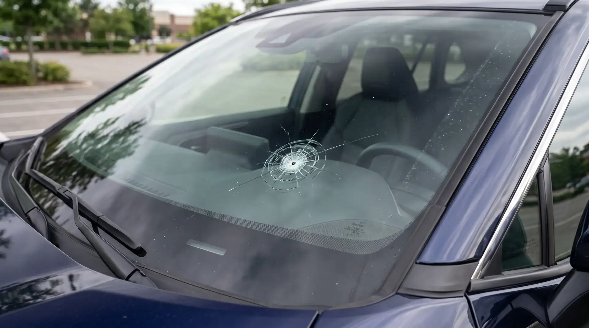 windshield chip needs resin